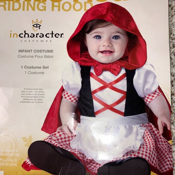 Halloween Costume Red Riding Hood Infant Large - Picture 1 of 13